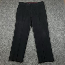 Incotex Classic Fit Pants Mens 36 Black Chino Preppy Trousers Slowear Super Soft