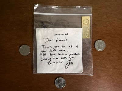 STAR WARS: SKELETON CREW JUDE LAW HANDWRITTEN NOTE + JOD PATCHES + More
