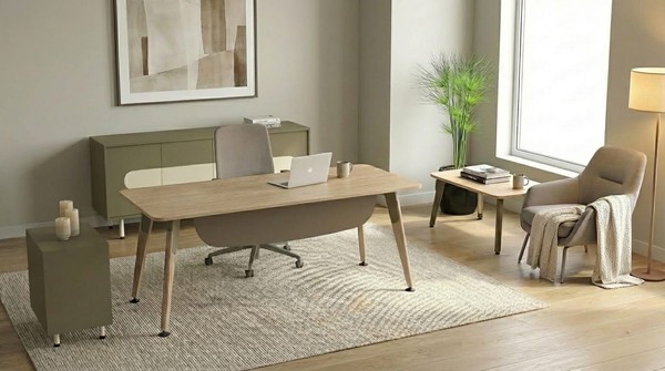 Designer BüRo MöBel Set Schreibtisch Sideboard Kommode Couchtisch-image