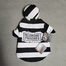 NWT Petco Bootique Prisoner dog costume Small Halloween