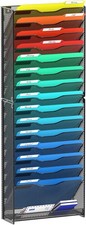 16 Tier Wall File Organizer Hanging Wall File Holder Wall Mount Paper Folder