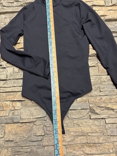 Body Tanga Manga Larga Colección Suave Abercrombie & Fitch Talla M Negro A Presión - Imagen 5 de 6