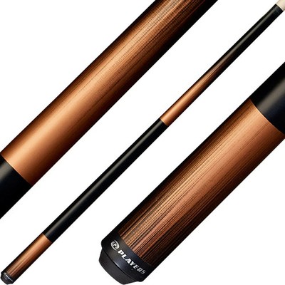 Players C-704 Pool Cue   Matte Captain Copper/Black Gradient, Wrapless, 18 21 oz