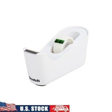 Desktop Tape Dispenser W/ Tape One-Hand Dispensing Eco-Friendly Refillable New