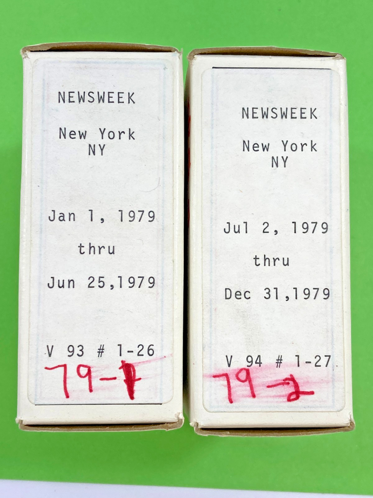 1979 Newsweek Magazine On MicroFilm ~ Like a time capsule on film.