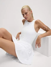 Marks & Spencer Womens White Mini Women Dress - M&S