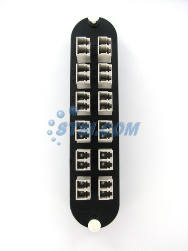 Corning CCH-CP24-A8 Patch Panel, 12 LC Duplex OM1 Multimode 62.5 Adapters ~STSI - Picture 2 of 2