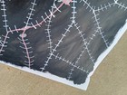 Original 14 by 17-inch Abstract Mixed Media Painting Colorful Prickly Lines — photo 4