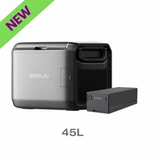 EcoFlow GLACIER Classic 45L with Plug-in Battery Extended Portable Cooling Power