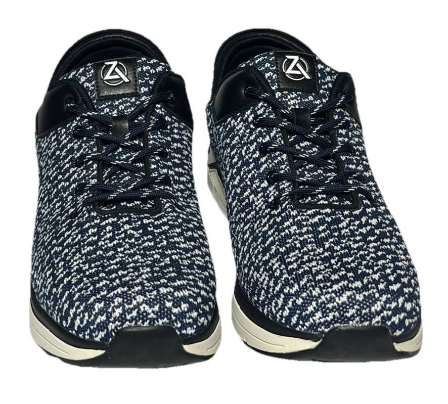 SAOLA Sneakers Zeba uomo blu notte bianche mani libere comode da passeggio taglia 13 usate in ottime condizioni!