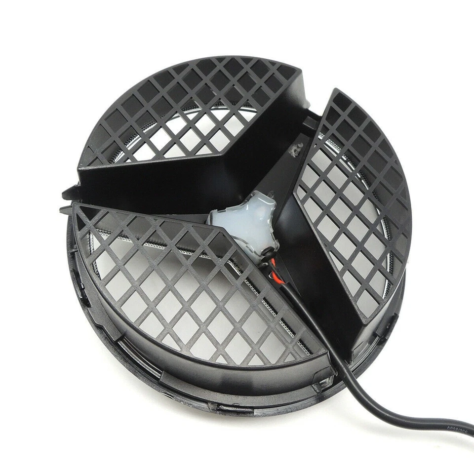 2013-18 Led Front Black Grille Star Emblem Light Fit For Mercedes Benz C B GLK Foto 4 de 4