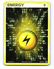 Lightning Energy 104/106 Holo Rare Emerald Pokemon Moderately Played