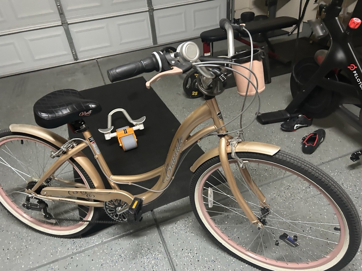 Kent 72653 26 inch Bayside Cruiser Bike Rose Gold for sale