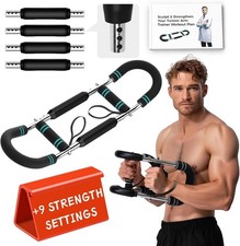 Weekly Chest Arm Training Plan Included – 2025 Upgraded 9 Resistance Levels (2