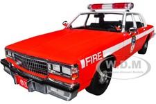 1987 CHEVROLET CAPRICE 9C1 "FDNY" RED 1/18 DIECAST MODEL BY GREENLIGHT 19141