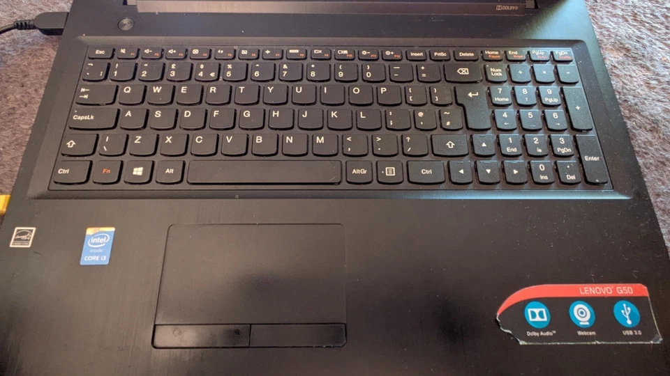 Lenovo G50-80 Laptop Intel i3-4005U 1.70GHz 6GB RAM 500GB HDD Windows 10 Home - Image 4 of 4