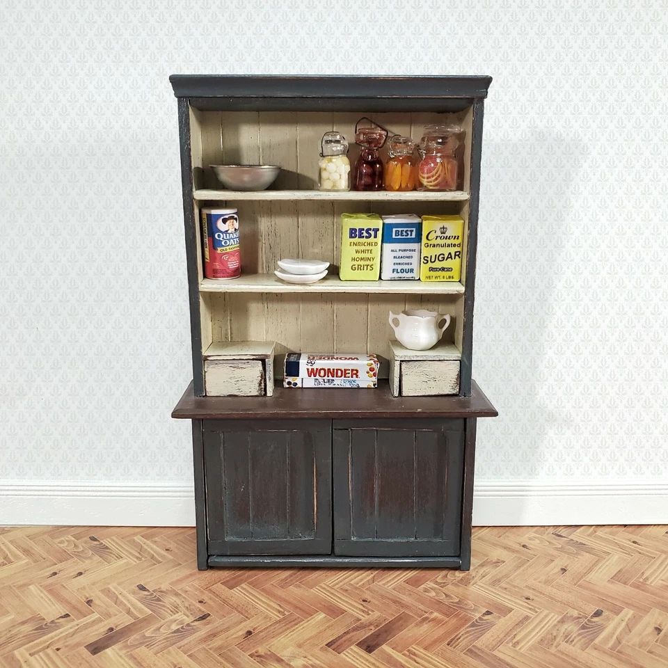 Juego para hornear pan harina azúcar grano casa de muñecas escala 1:12 comida de cocina Foto 3 de 3