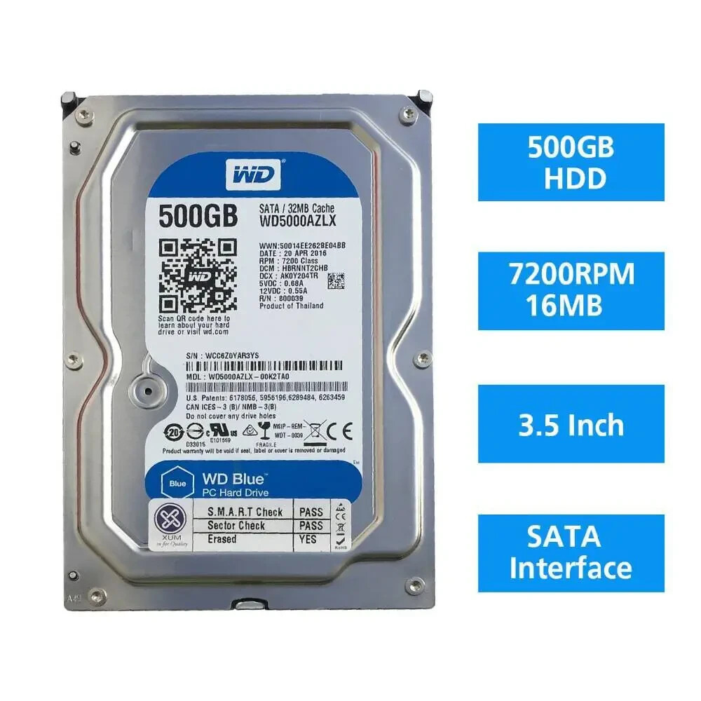 NEC MC-5 Core i3 9100T HDD 500GB Win11 ② Internal HDD SATA 3.5
