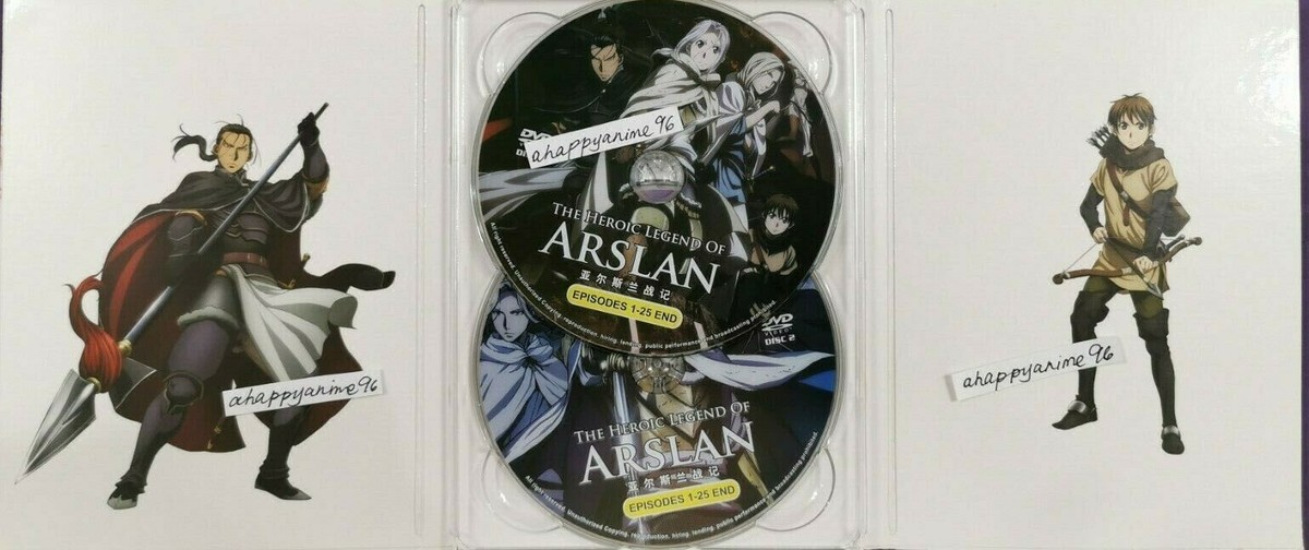DVD The Heroic Legend of Arslan (Chapter 1 - 25 End) English
