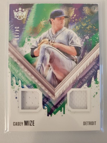 Casey Mize DK Materials Holo Silver 34/99 2021 Panini Diamond Kings Baseball - 第 1/1 張圖片