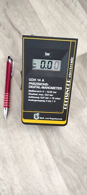 Greisinger GDH 14 A Präzisions Digital Manometer 0-10bar Profi Druck Messgerät