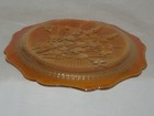 Vintage Carnival Glass, Iridescent, 9.5” Serving Plate, Jeanette Iris Pattern — photo 6
