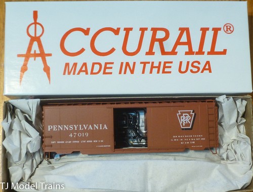 Kit de plástico Accurail HO #34212 (Rd #47019) Pennsylvania (40' PS-1 Boxcar) | Zustand: New