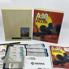 A-10 Tank Killer v1.5 PC 1990 Amiga Big Box Combat Flight Game