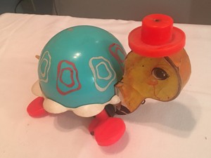 vintage fisher price turtle pull toy