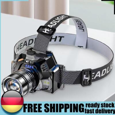 LED Headlamp Super Bright Headlamp Waterproof Head Flashlight for Camping Hiking