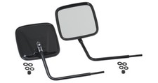 For JEEP CJ/YJ/TJ/JK Outback Mirrors Pair 76-18 CJ and Wrangler YJ/TJ/JK Powderc