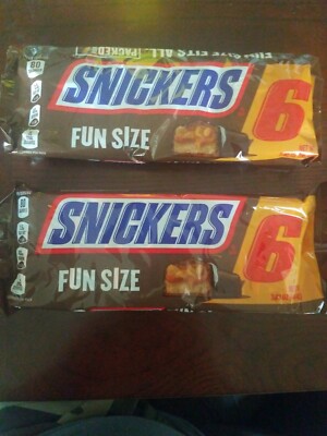 Snickers Fun Size 6 3.40 OZ Set Of 2 | eBay