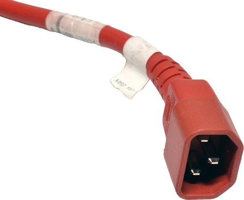 10x Panduit Power Cord C14 C13 Power Lead Red 3m 10A 250V PC14C13RD10-Q - Picture 4 of 5