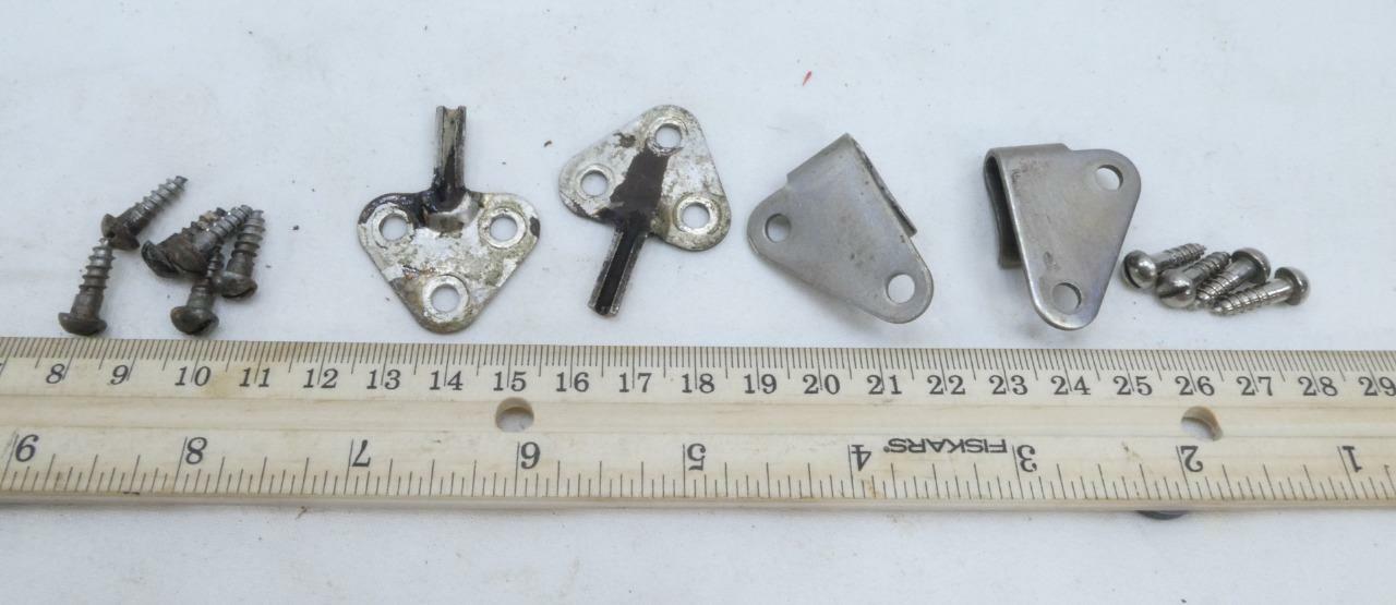 Antique Victor Victrola Crank Windup Phonograph Pivots & Brackets w