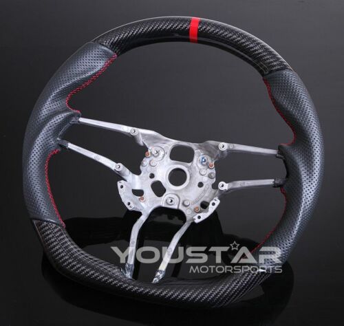 RED Edition D Type Carbon Steering Wheel for Porsche 911 Boxster Cayman 991