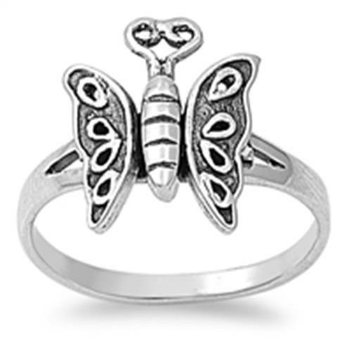 925 Sterling Silver Butterfly Ring For Women | Adjustable Jewelry – Be Juliet