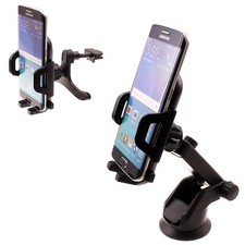 Windshield Car Mount Air Vent Phone Holder Glass Cradle Suction for SmartPhones