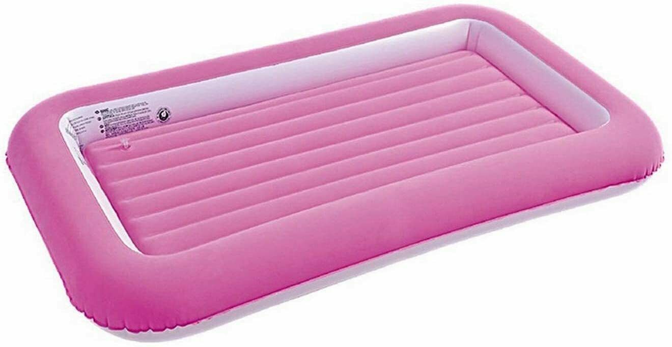 Kids Children Inflatable Flocked KIddy Airbed Safety Toddlers Camping