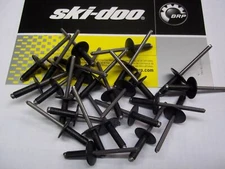  NEW SKI-DOO BLACK 3/16 POP RIVET 293150108 BAG OF 25 SKIDOO TURBO BRP 