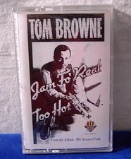 Tom Browne Jam Fo' Real/Too Hot 4 track maxi single 1994 CASSETTE TAPE NEW! for 