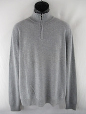 THE MEN'S STORE BLOOMINGDALE'S 100 Cashmere 1/4 Zip Pullover Sweater XL C36