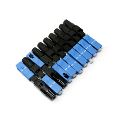 10 x Recessed SC Cold Quick Fiber Optic Connector Patch Cord Cable Cold Junction