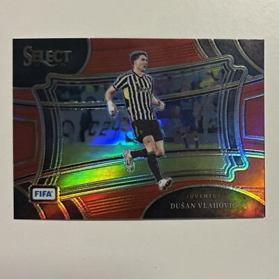Dusan Vlahovic Red SP   Juventus   Panini Select Serie A 23/24