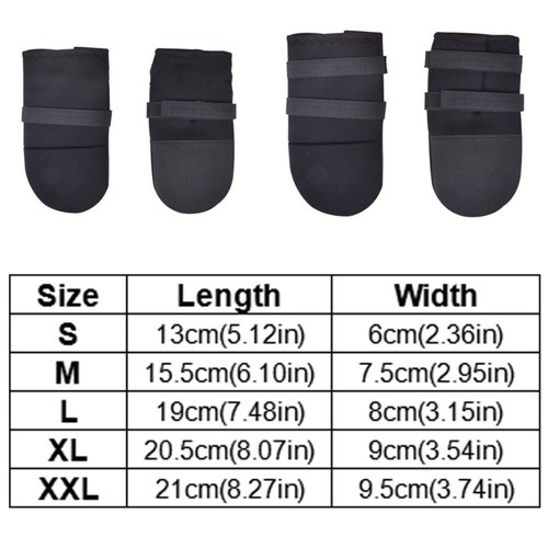 2PCS Adjustable Dog Paw Protector Anti-Slip Shoes Pet Socks Shoes Dog Shoe Cover - Picture 2 of 13