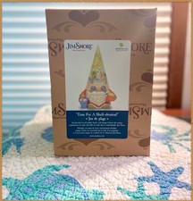 Jim Shore Heartwood Creek 7" Figurine Coastal Gnome w/Shells ..Shell-ebration 