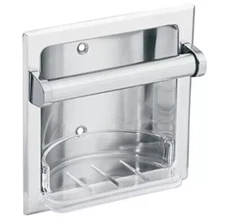Moen 2565 Donner Recessed Soap Holder From The Donner Commercial Collection