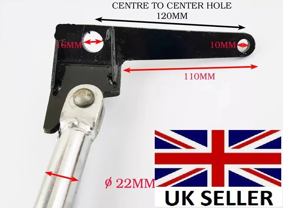 Seitenkick Ständer Chrom für Royal Enfield Kugel Klassisch 350CC 500CC Motorrad - Bild 2 von 2