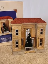 Hallmark Keepsake Town Hall & Mayor's  Christmas Tree Ornament 2003