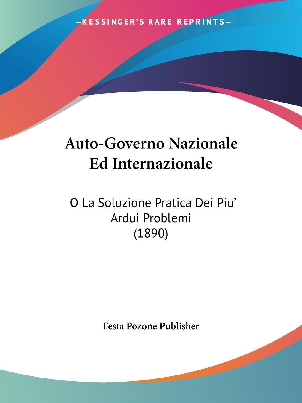 Thumbnail - Auto-governo Nazionale Ed Internazionale Festa Pozone Publisher
