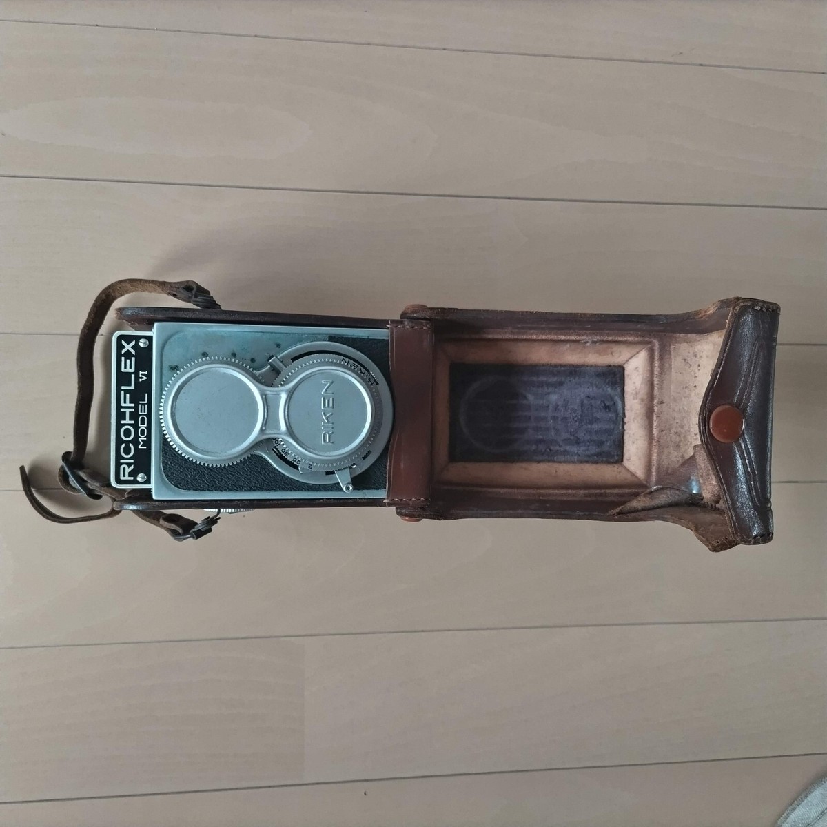 RICOHFLEX MODEL VI with leather case from Japan | eBay